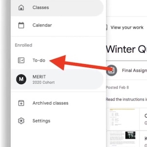 Google Classroom: Finding Missing Assignments