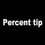 Duane Habecker demonstrates how to figure the tip as a percentage of the bill
