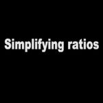 Duane Habecker demonstrates how to simplify, or reduce, ratios