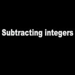 Duane Habecker demonstrates how to subtract integers